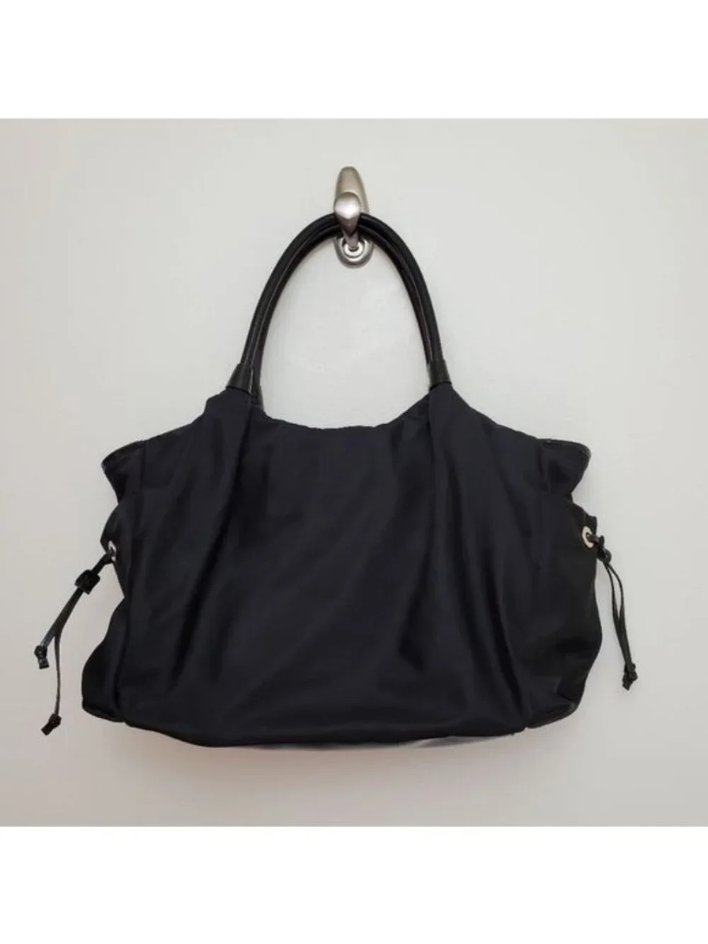 Kate Spade nylon Stevie Baby Bag black NWOT